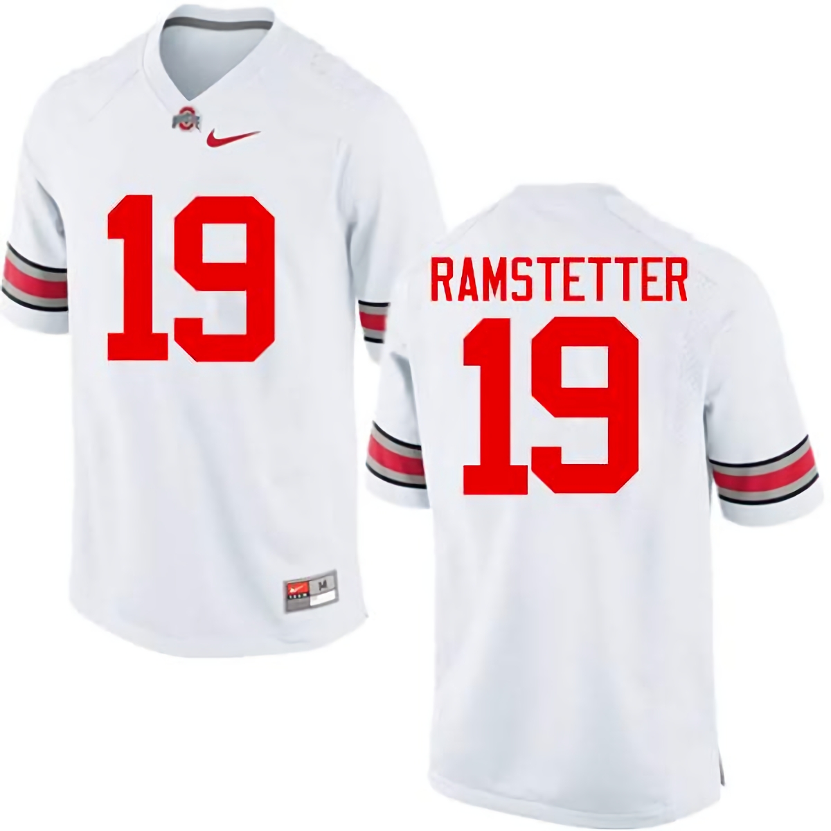 Joe Ramstetter Ohio State Buckeyes Men's NCAA #19 Nike White College Stitched Football Jersey JWB8056YY